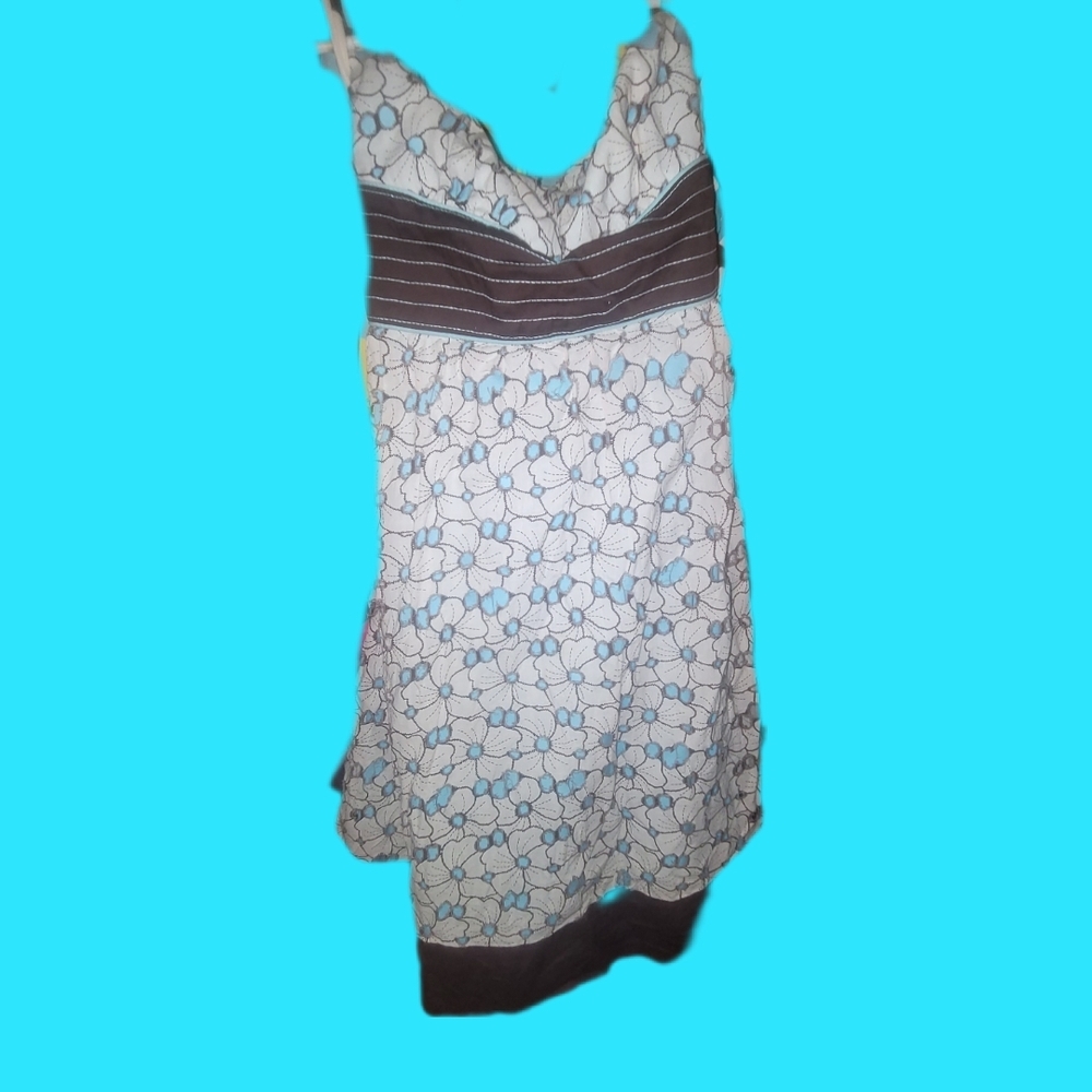 Teeze Me Gray Fitted Ruffled Camisole Dress